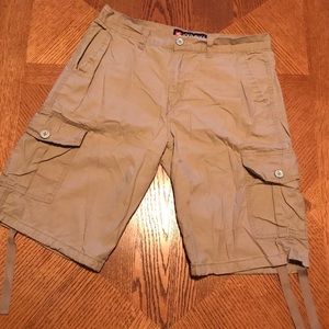 South Pole Men’s Khaki Cargo Shorts